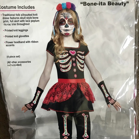 halloween costume girls size 1012